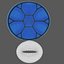 Turtle Koopa Troopa Shell Blue Wings Super Mario 3D model