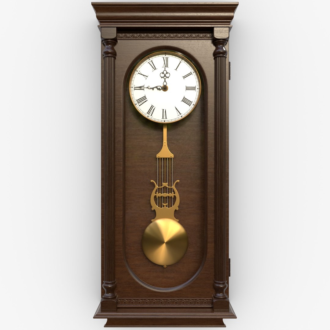Helmsley Wall Clock 3D Model TurboSquid 2007769