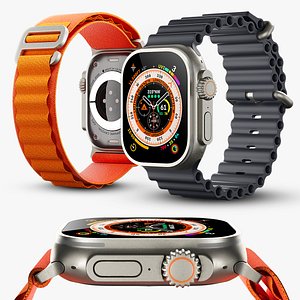 Apple Watch Ultra With Ocean Band and Alpine Loop