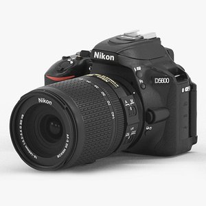 3D model Nikon D5600 digital SLR camera