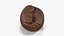 3D coffee bean roasted 4 model
