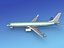 보잉 737-900ER 베어 메탈