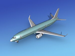 3d model 737-900er 737 airplane 737-900
