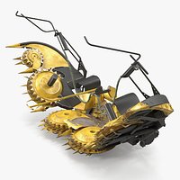 New Holland 750BFI Harvester Corn Header Semi-Folded Old