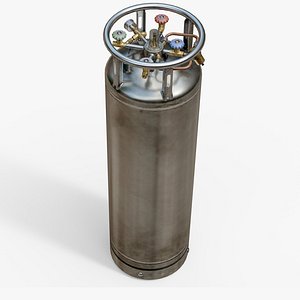 Liquid Gas Cylinder 3D model