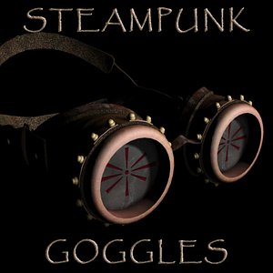 3d steampunk goggles