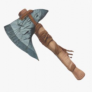 Stone age Axe 3D model