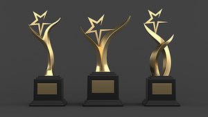 3D Trophy Cups model
