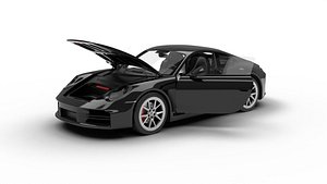 Porsche 911 Carrera 2025 S HQ 3d model 3D model