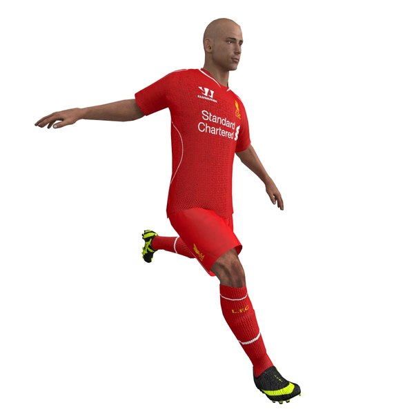 rigged soccer player body max