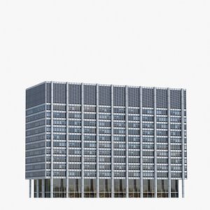 3D One Chase Manhattan Plaza V4 model