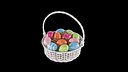 Easter Eggs Basket 04
