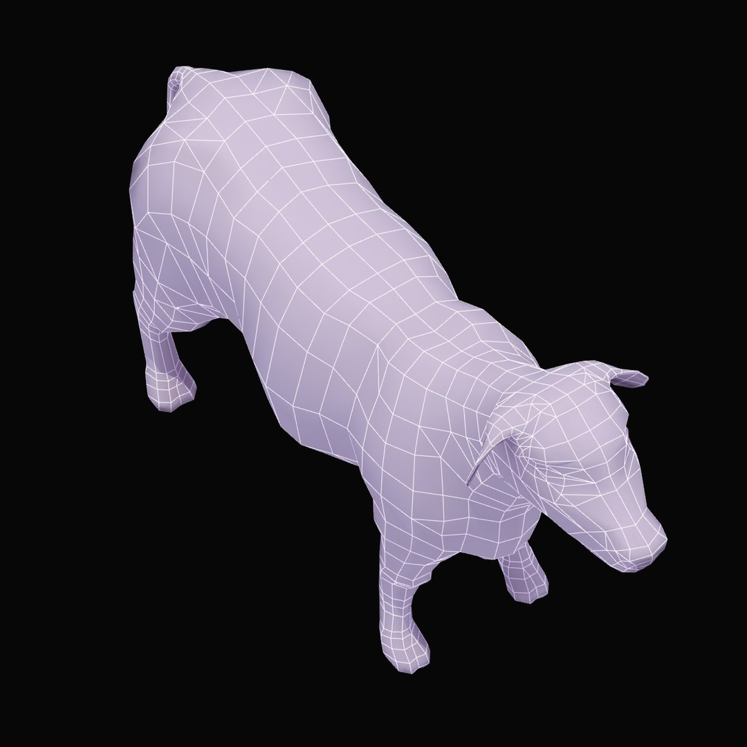 Farm Cow 3d Model