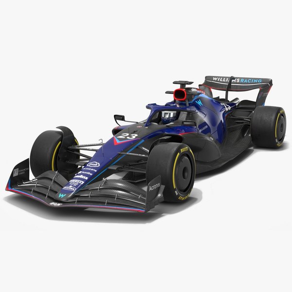 Williams Racing Team FW44 F1 Season 2022 Race Car 3D model