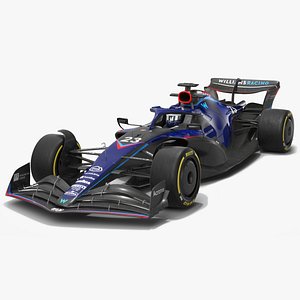 Williams Racing Team FW44 F1 Season 2022 Race Car