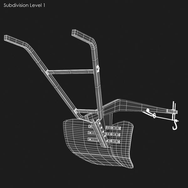 3d model plow