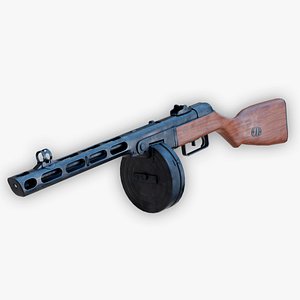 PPSH Submachine Gun model