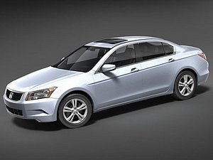 honda accord sedan usa 3d model