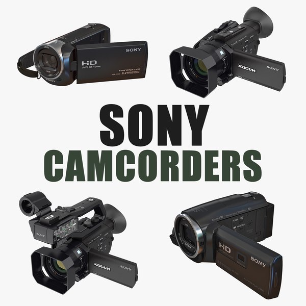 sony camcorders 3D model