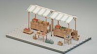 Farmers Market Environment Pack 3D Model