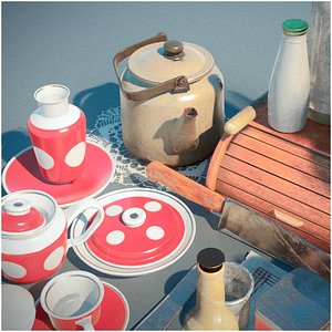 Soviet Kitchenware 3D model