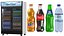 Voll detaillierter kommerzieller Kühlschrank