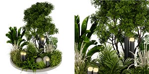 3D Collection plant vol 418 - blender model