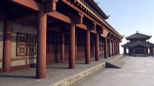 3D Chinese palace model
