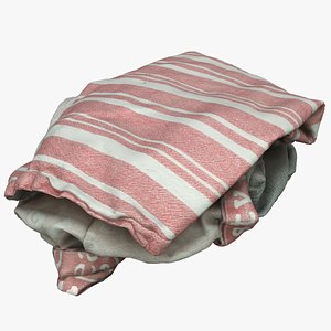 Clothes 281 Kitchen Towels 3D model