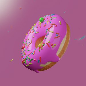 3D Stylized donut