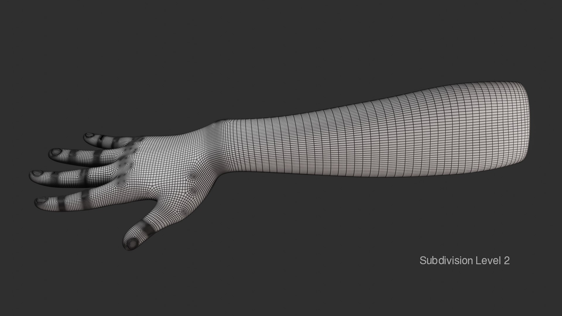3D hand rigged model TurboSquid 1595863