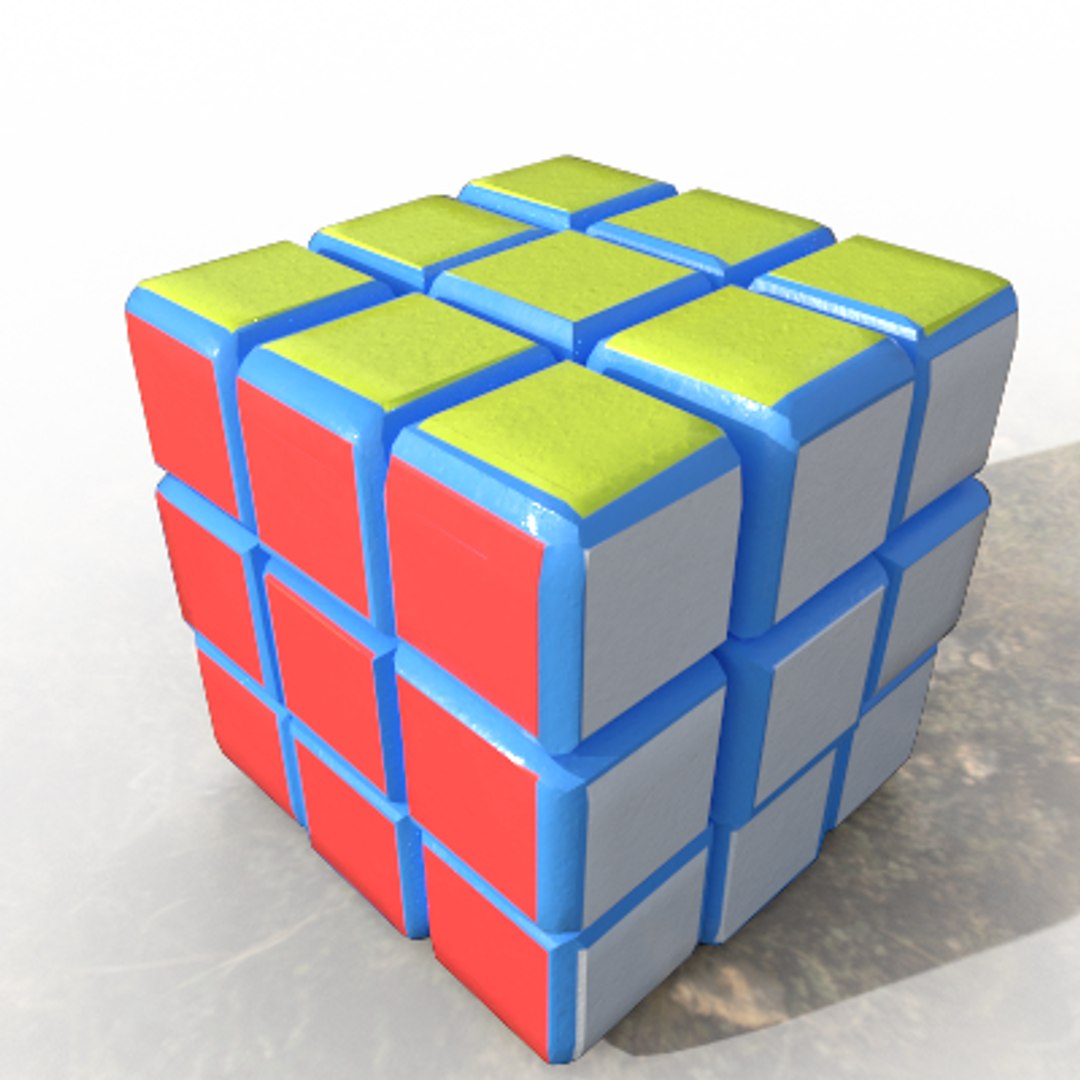 Free 3D Classic-Rubiks Model - TurboSquid 2466765