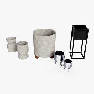 3D pot -  flower pot