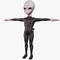 Stylized Alien Gray