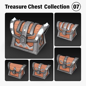 Low Poly Treasure Chest Collection - Set 7