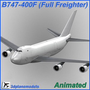 B747-400F Generic white