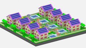 Low Poly Cartoon House