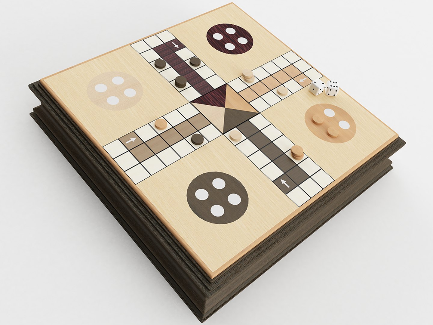 Jogo de tabuleiro Ludo Modelo 3D - TurboSquid 2063972