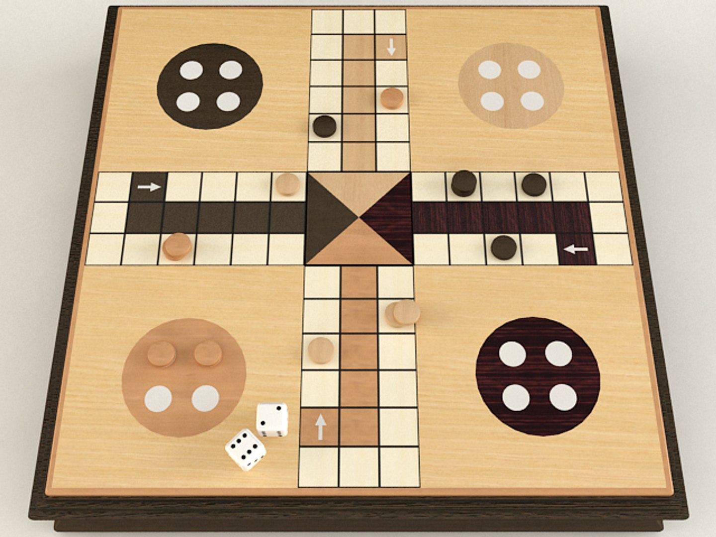 Jogo de tabuleiro Ludo Modelo 3D - TurboSquid 2063972