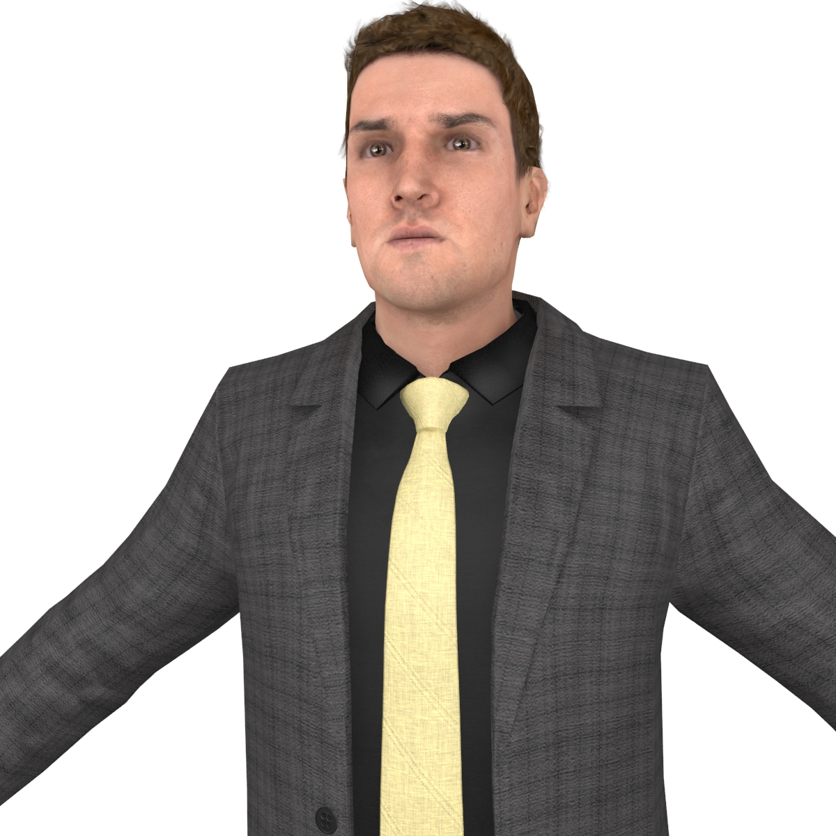 3D model man suit - TurboSquid 1296504