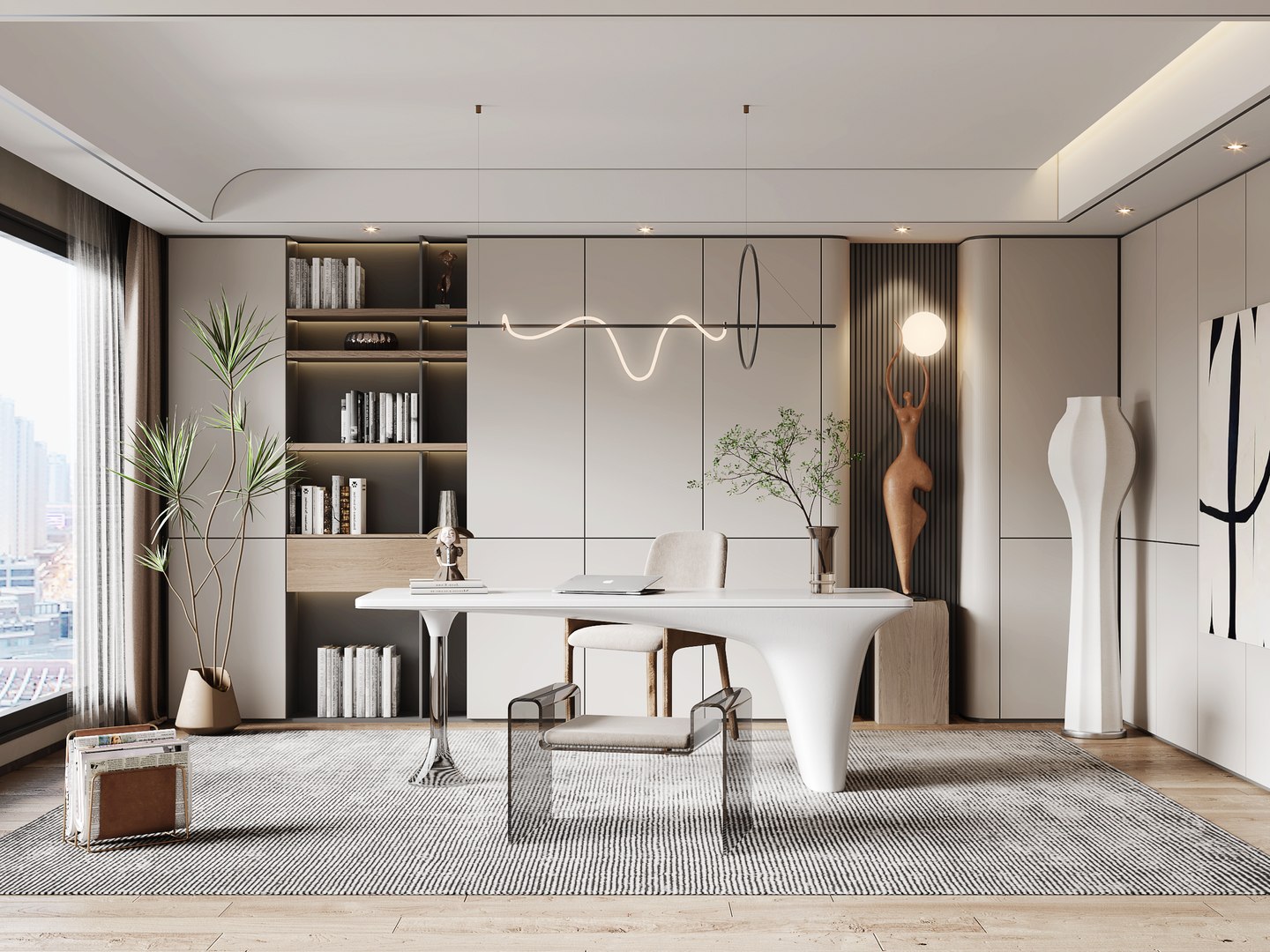 Modern Study Model 3D - TurboSquid 2062183