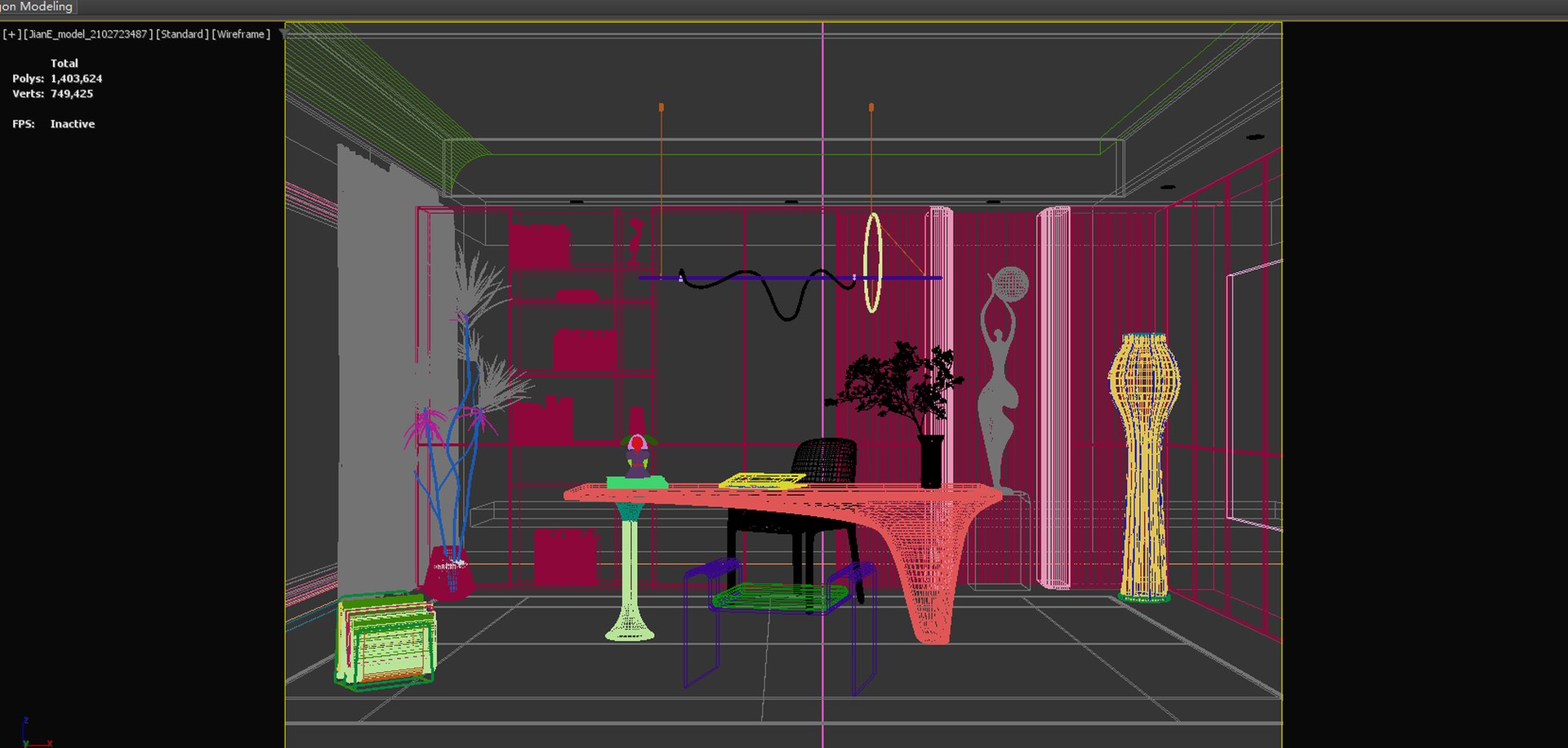 Modern Study Model 3D - TurboSquid 2062183