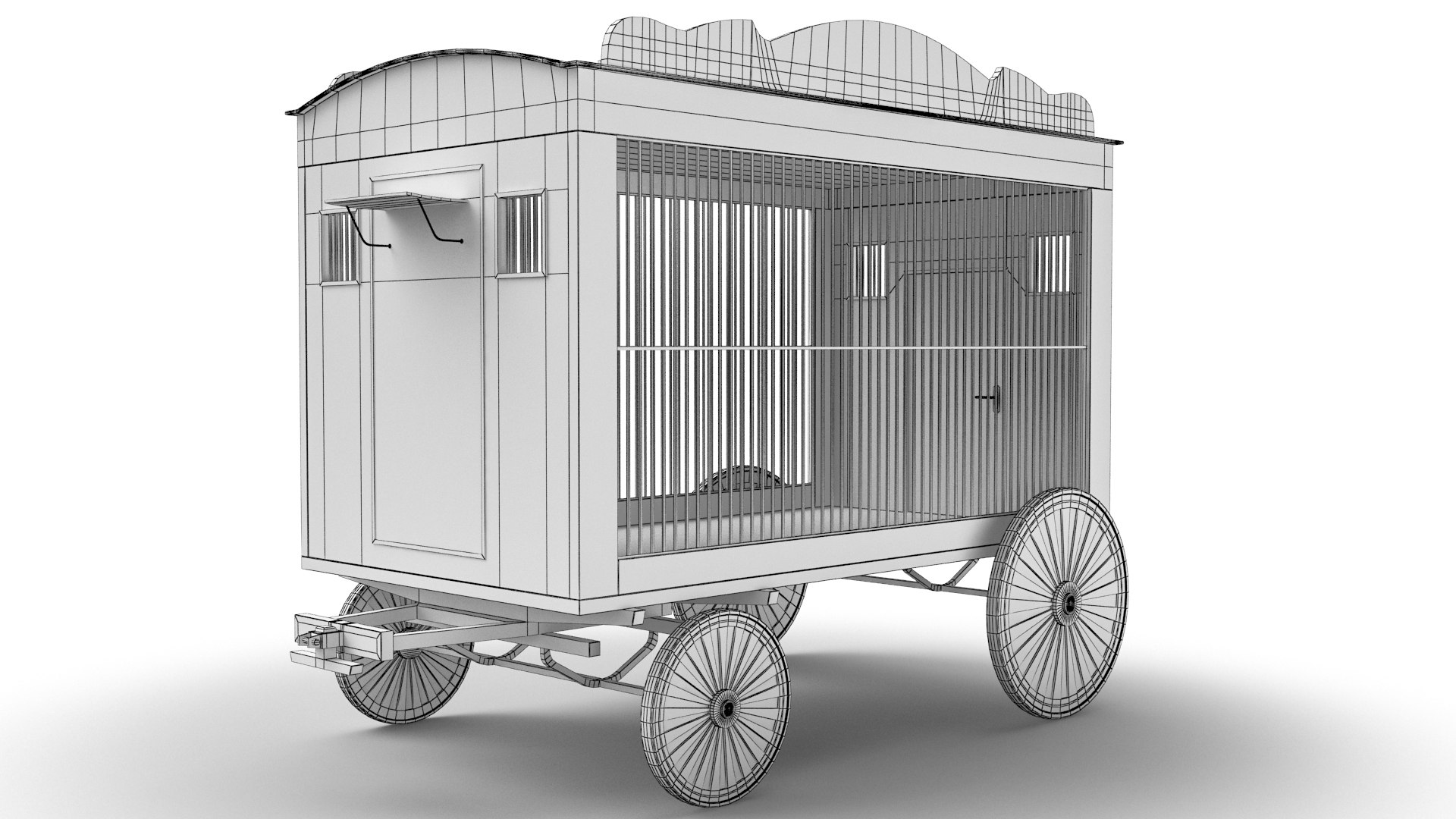 3D Traveling Circus Wagon - TurboSquid 1443016