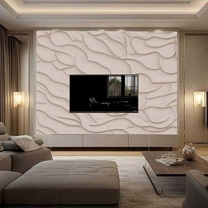 decor set wall panel wall relief mural CNC 64 3D model