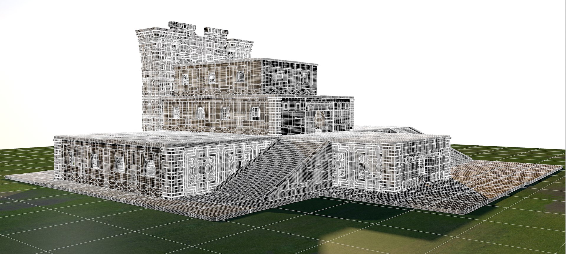 3D Architectural Complex Pre-columbian Model - TurboSquid 1574697