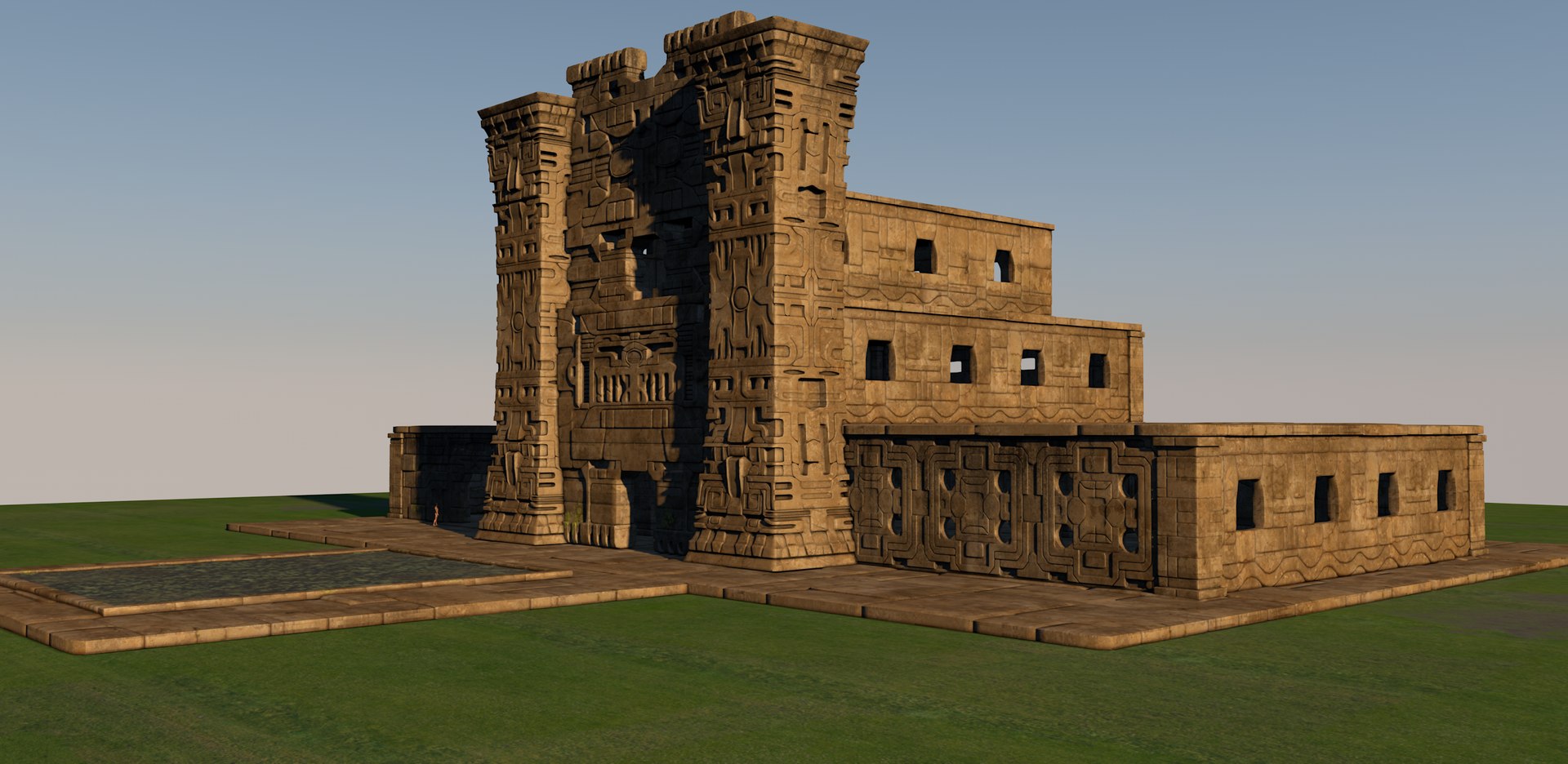 3D Architectural Complex Pre-columbian Model - TurboSquid 1574697