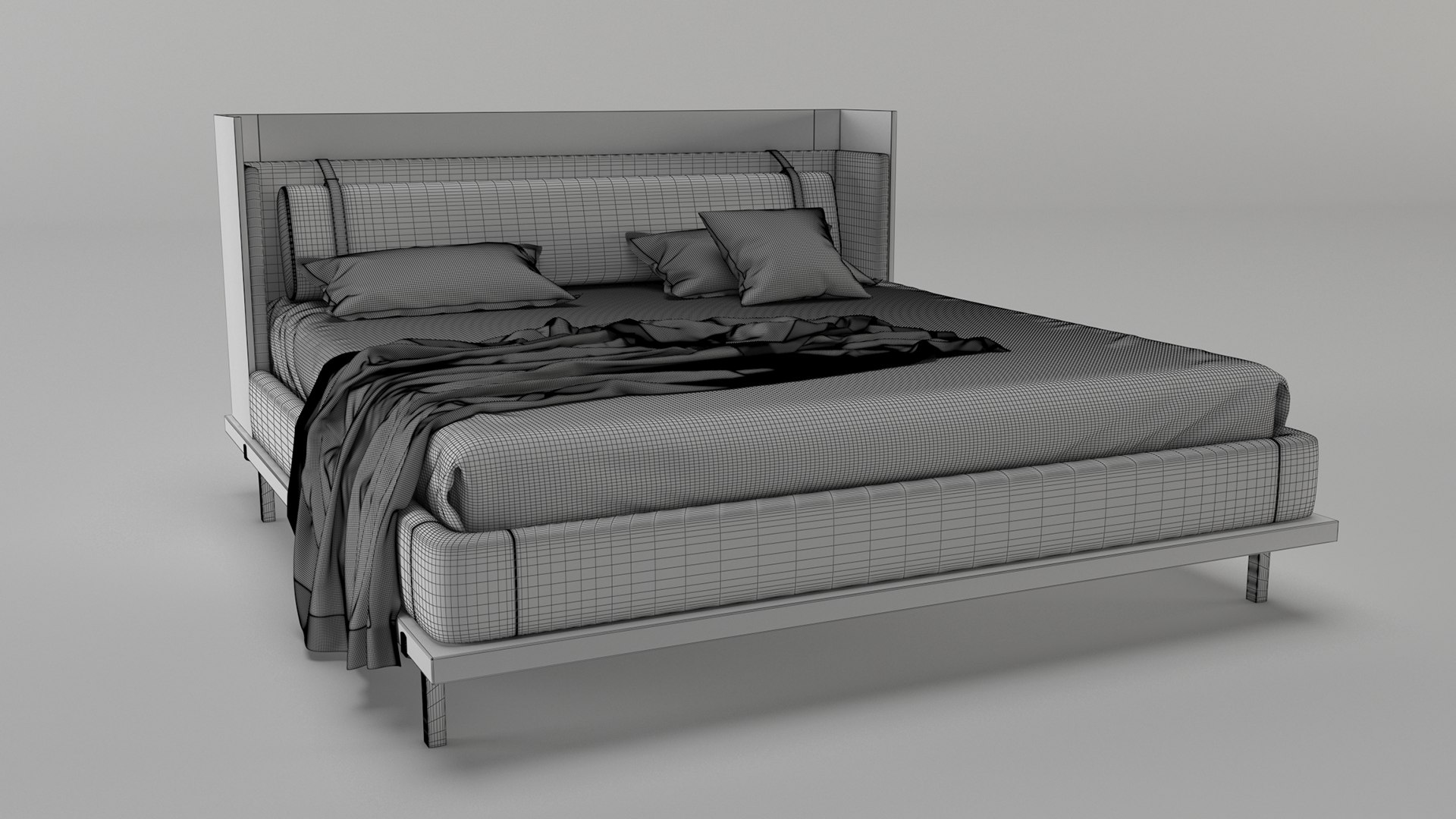 Free Bed Molteni Model - TurboSquid 1554756