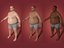Fat Man - African - Arab - Indian - European - White - Black - Brown