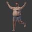 Fat Man - African - Arab - Indian - European - White - Black - Brown