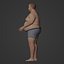 Fat Man - African - Arab - Indian - European - White - Black - Brown